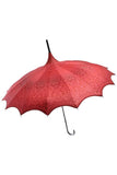 Red Patterned Pagoda Umbrella / Parasol | Angel Clothing