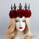 Red Rose Gothic Crown | Angel Clothing
