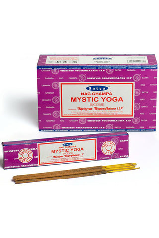 Satya VFM Mystic Yoga Nag Champa Incense Sticks | Angel Clothing