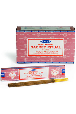Satya VFM Sacred Ritual Nag Champa Incense Sticks | Angel Clothing
