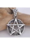 Seventh Sense Silver Pentagram Moon Star | Angel Clothing
