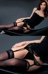 Gabriella Calze Shadow Hold Ups Stockings | Angel Clothing