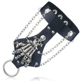 Skeleton Hand Chain Cuff Bracelet | Angel Clothing