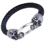 Gothic Skulls Rope Bracelet | Angel Clothing