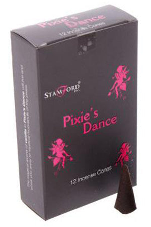 Stamford Pixies Dance Black Incense Cones | Angel Clothing
