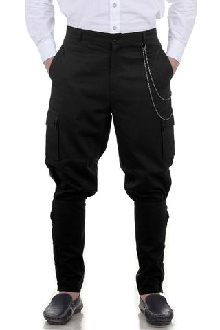 Steampunk Airship Pants Black | Angel Clothing