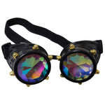 Steampunk Crystal Vision Goggles with Kaleidoscopic Lenses | Angel Clothing