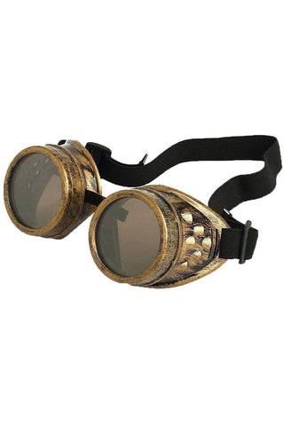 Steampunk Goggles Brass | Angel Clothing