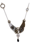 Steampunk Wings Necklace | Angel Clothing