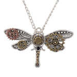 Steampunk Dragonfly Necklace | Angel Clothing