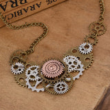 Steampunk Gears Necklace | Angel Clothing