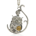 Steampunk Owl Necklace | Angel Clothing