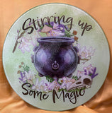 Stirring Up Some Magic Circular Chopping Board | Angel Clothing