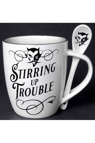 Alchemy Stirring up Trouble Mug and Spoon Set | Angel Clothing