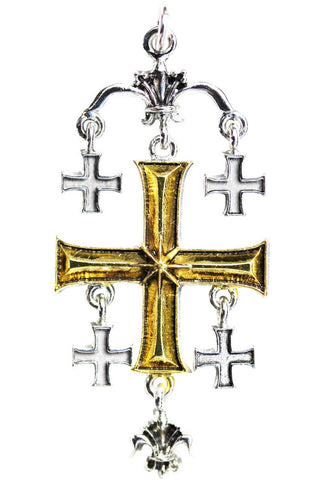 Jerusalem Cross Pendant Necklace | Angel Clothing