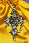 Hampton Court Rosy Cross Necklace | Angel Clothing