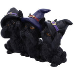 Three Wise Black Cats 11.5cm | Angel Clothing