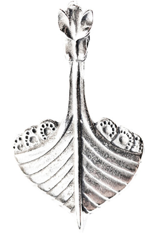 Trove of Valhalla Dragonhead Boat Viking Gothic Pendant | Angel Clothing