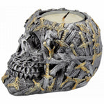 Cranial Blade Skull Tea Light Holder 10cm | Angel Clothing
