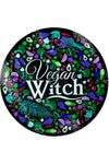 Vegan Witch Glass Chopping Board | Angel Clothing