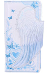 White Angel Wings Embossed Purse | Angel Clothing