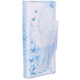 White Angel Wings Embossed Purse | Angel Clothing