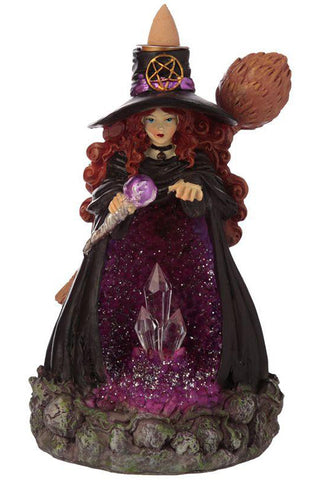 Witches Crystal Cave LED Backflow Incense Burner | Angel Clothing