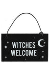 Witches Welcome Witchy Hanging Mini Sign | Angel Clothing