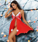 YesX Red/White Christmas Babydoll | Angel Clothing